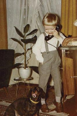Der kleine Manno... an diesem Telefon fing alles an